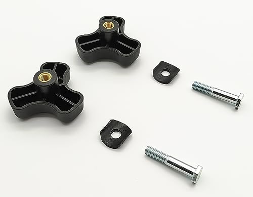 ForconMed Rollator Walker Replacement knobsUniversalReplacement Arm Adjustment Knobs for Rollator 3 Point Knob WHardwareRollator PartsErgonomic DesignComfortable and Good1Pr Black - Image 5