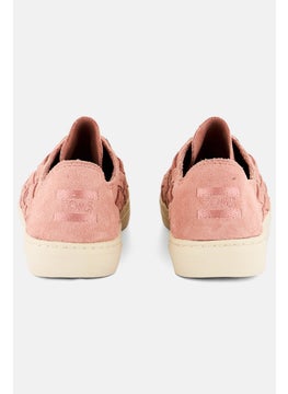 TOMS Women Lenox Lace Up Shoes, Pink  - Image 2