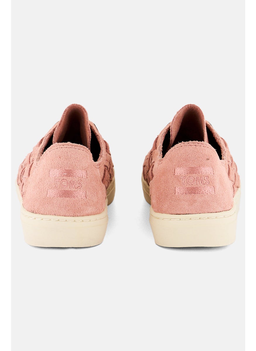 TOMS Women Lenox Lace Up Shoes, Pink  - Image 2
