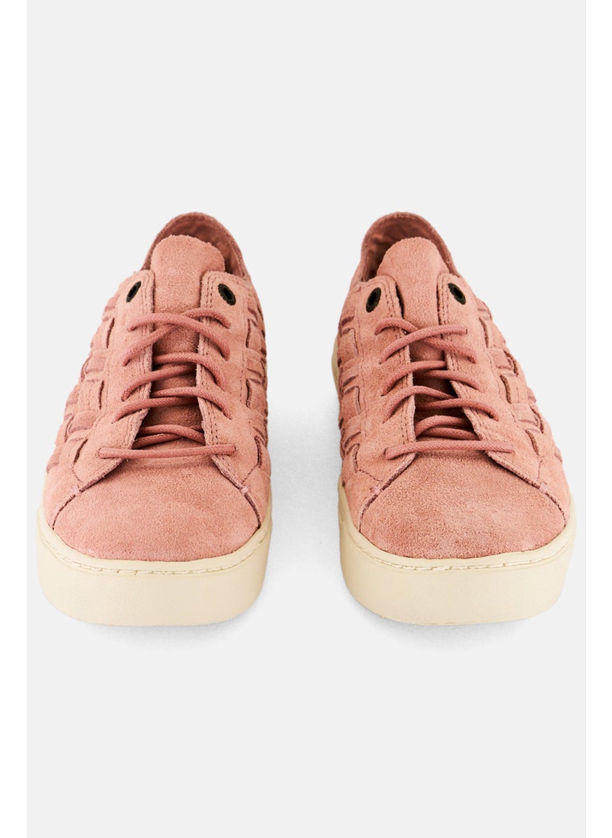 TOMS Women Lenox Lace Up Shoes, Pink  - Image 4