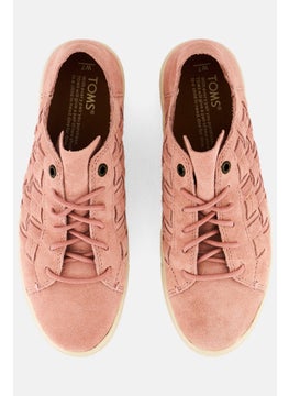 TOMS Women Lenox Lace Up Shoes, Pink  - Image 3