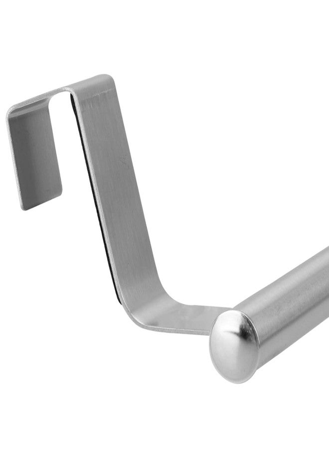 GARASANI Stainless Steel Kitchen Towel Holder, Cupboard Door Towel Rack Bar Holders for Kitchen Cabinet Towel Rag Rack Over Door Towel Bar Hanger, Silver (14 inch) - Image 4