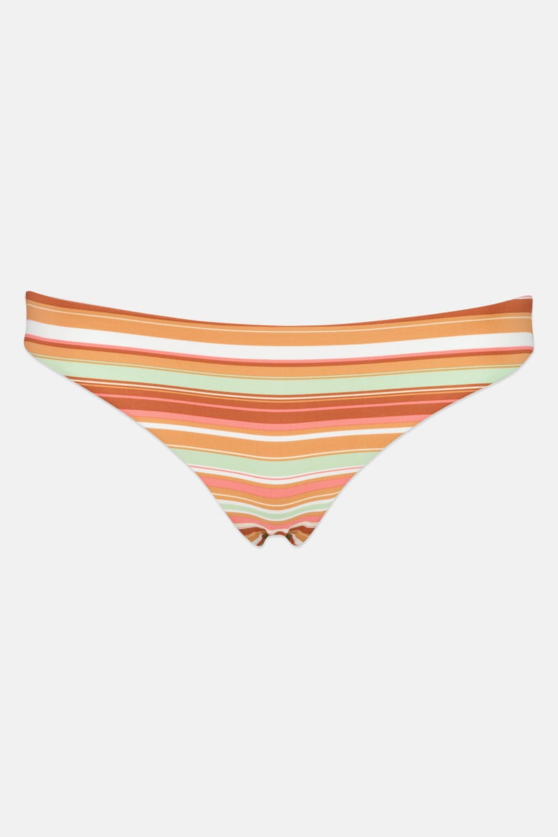 Roxy Women Stripe Bikini Bottom, Multicolor - Image 3