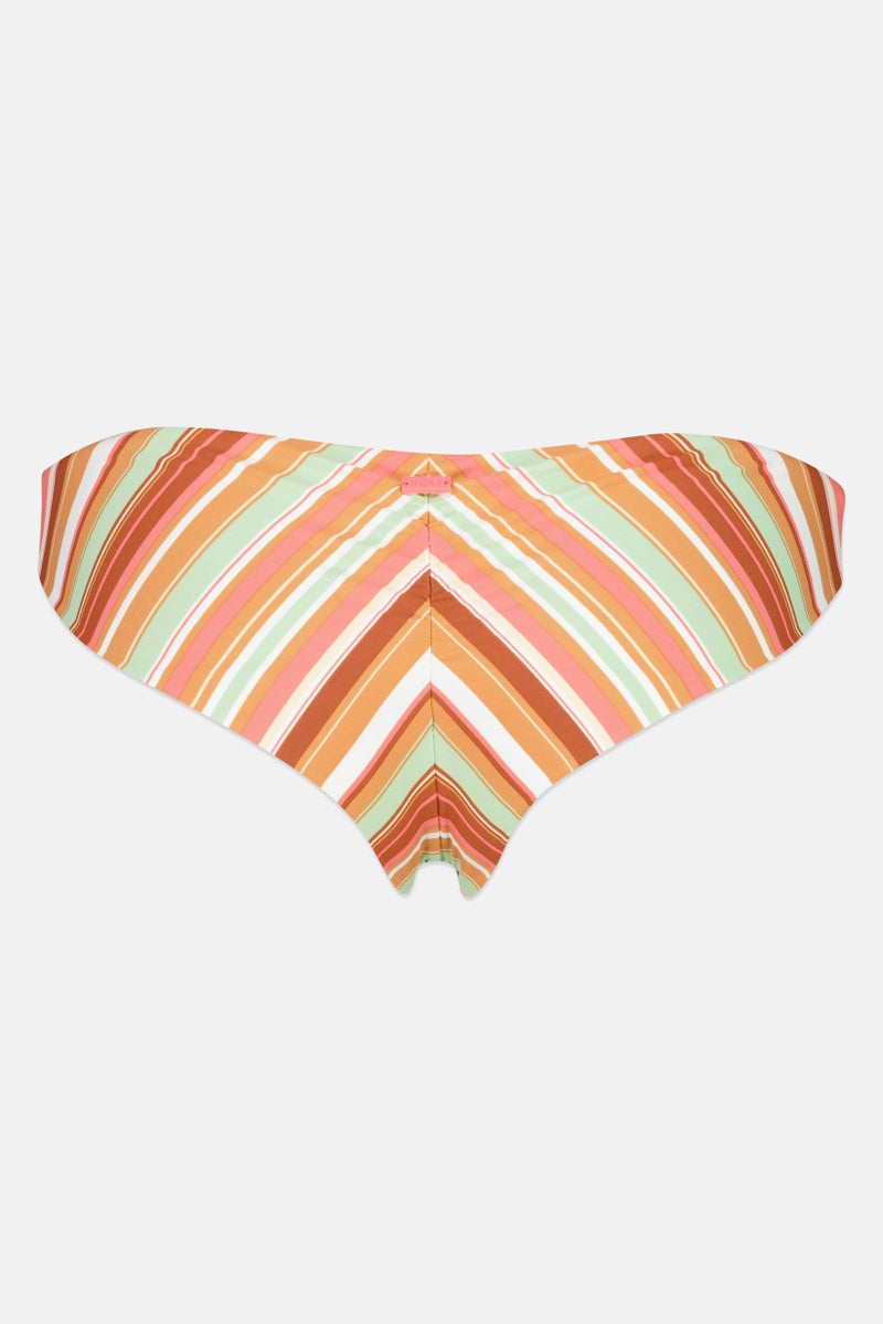 Roxy Women Stripe Bikini Bottom, Multicolor - Image 2