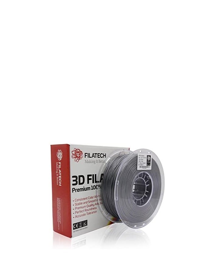 Filatech - PETG 3D Printing Filament – 1.75mm, 1kg, Silver | Durable & Heat-Resistant - Image 1
