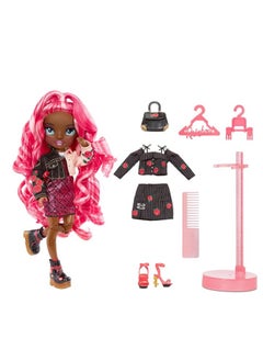RAINBOW HIGH Rainbow High Fashion Doll- Rose Series 3, Hair And Clothes Fashion Doll With 2 Complete Mix And Match Outfits And Accessories  - Image 2