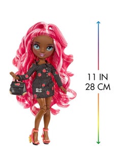 RAINBOW HIGH Rainbow High Fashion Doll- Rose Series 3, Hair And Clothes Fashion Doll With 2 Complete Mix And Match Outfits And Accessories  - Image 4