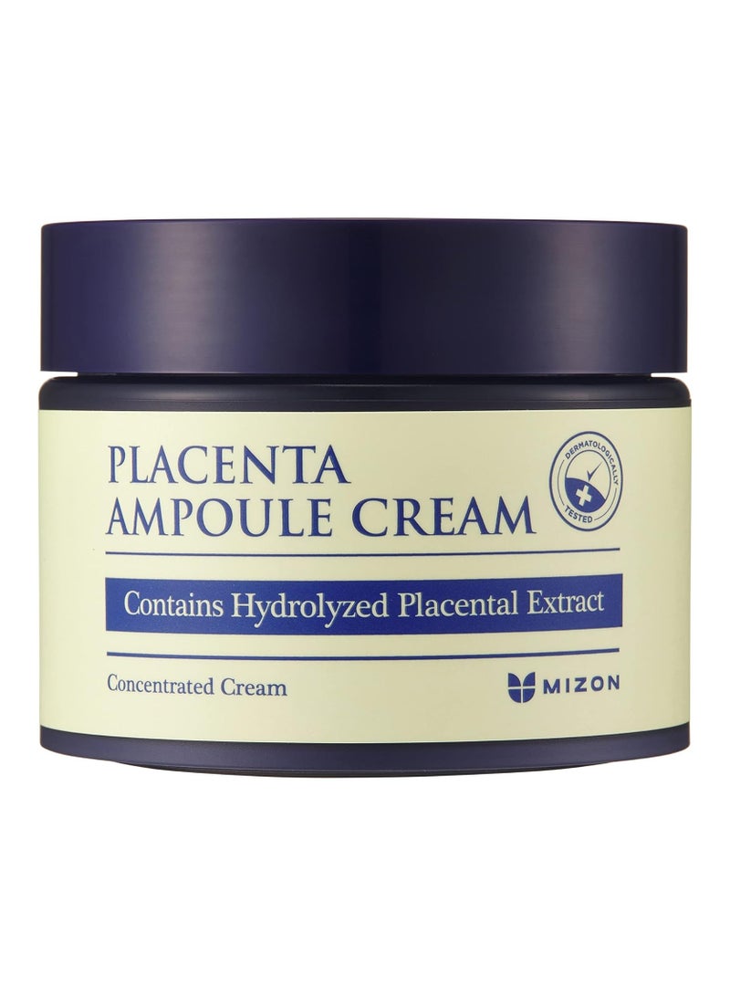 MIZON Placenta Cream 50ml Highly Concentrated Placenta Free of Parabens for Skin Renewal Revitalization and Protection - Image 1