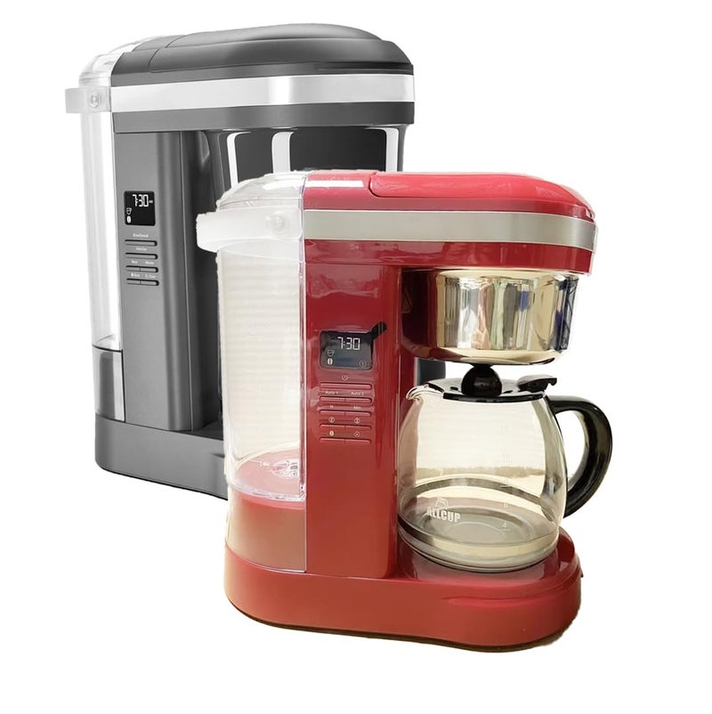 CUPALL Coffee Machine Replacement 12-CUP Glass Pot, Compatible With Kitchenaid KCM1209 KCM1208 Cuisinart DCC 1220BKS, Capresso SG300, Gourmia GCM3260, Krups Essential Wamife Mueller 12 cups coffee machine - Image 2