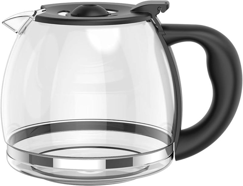 CUPALL Coffee Machine Replacement 12-CUP Glass Pot, Compatible With Kitchenaid KCM1209 KCM1208 Cuisinart DCC 1220BKS, Capresso SG300, Gourmia GCM3260, Krups Essential Wamife Mueller 12 cups coffee machine - Image 1