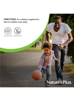 Nature's Plus Natures Plus Source of Life Gold Multivitamin - 180 Mini-Tabs - with Vitamins D3, B12 & K2 - Blood, Bone & Immune Support - Vegetarian & Gluten Free - 30 Servings  - Image 5