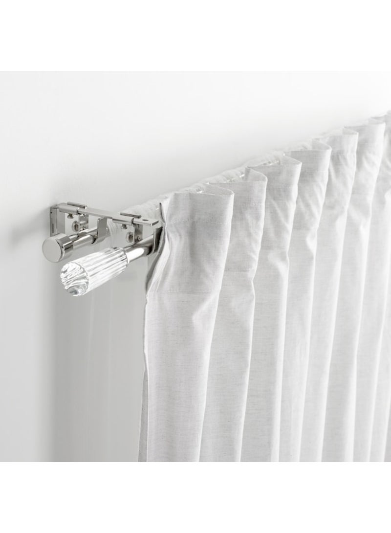 IKEA FRAKTA Double curtain rod set - 120-210 cm 19 mm - Image 3