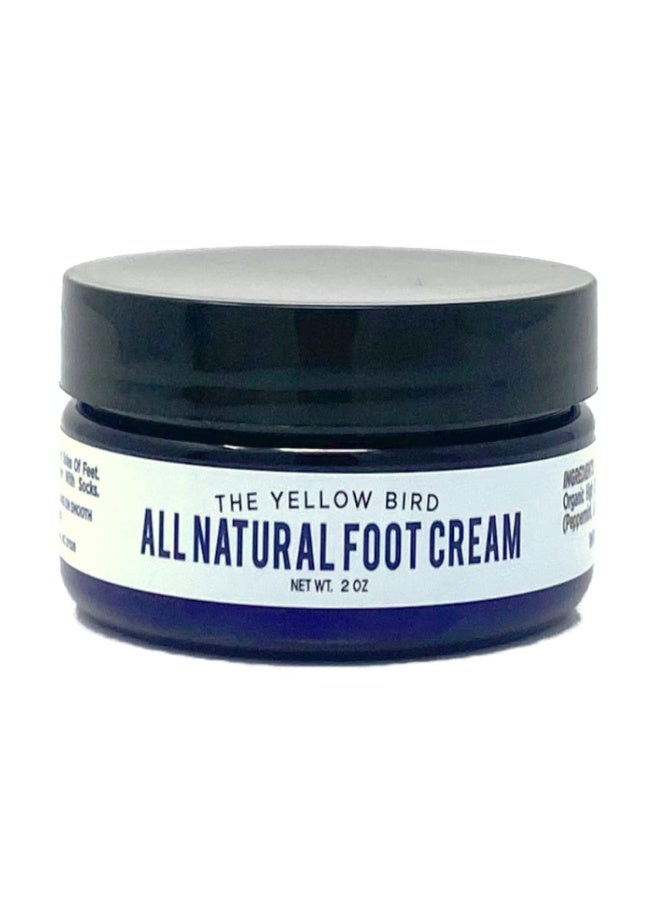 The Yellow Bird Yellow Bird Foot Cream â€“ Hydrating Tea Tree Oil Foot Balm with Essential Oils. Natural Athletes Foot Treatment. Moisturizing Cracked Feet Repair & Callus Remover. Made In USA - 2 oz - Image 4