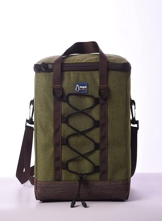 Penguin Thermal bag selicon box jeans - 20*30*30 - olive