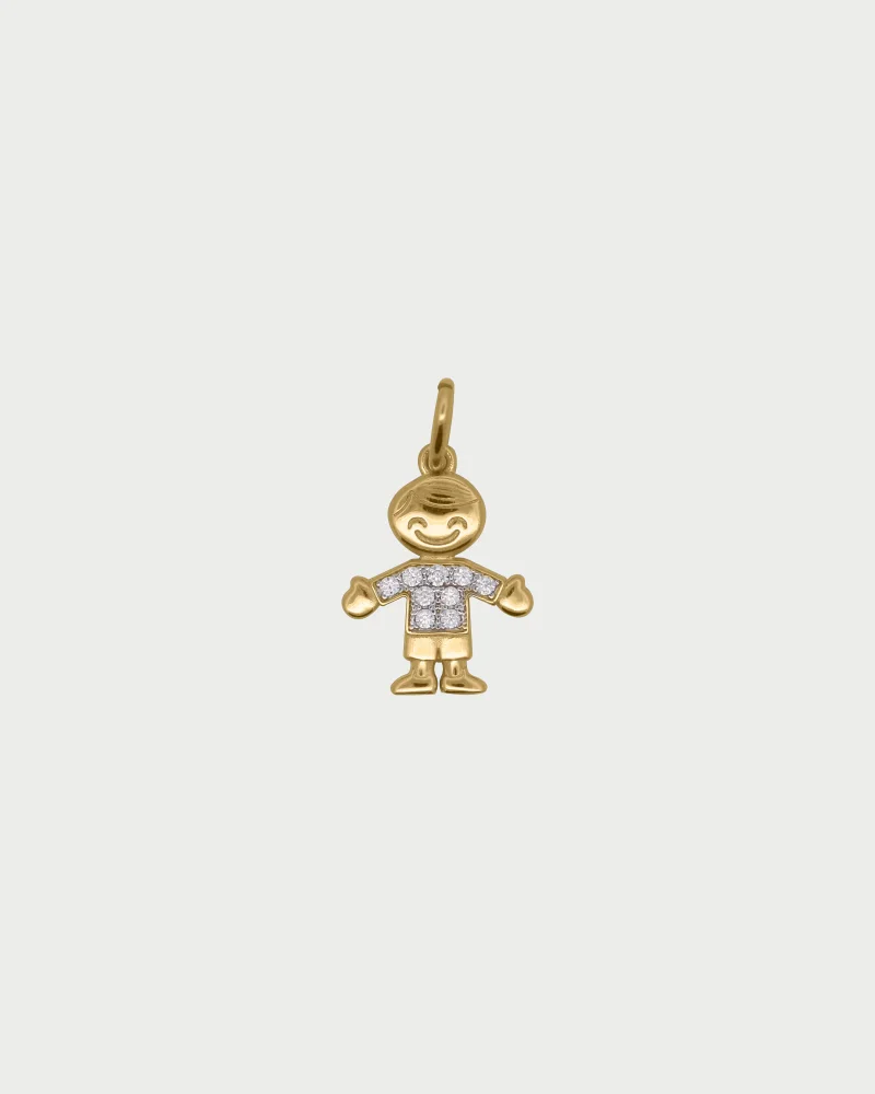 Rue Des Mill Baby Charm - Yellow Gold