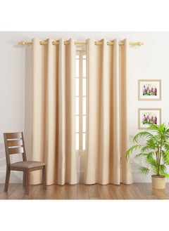 طقم ستائر معتمة من 4 قطع من Uni - 140×240 سم