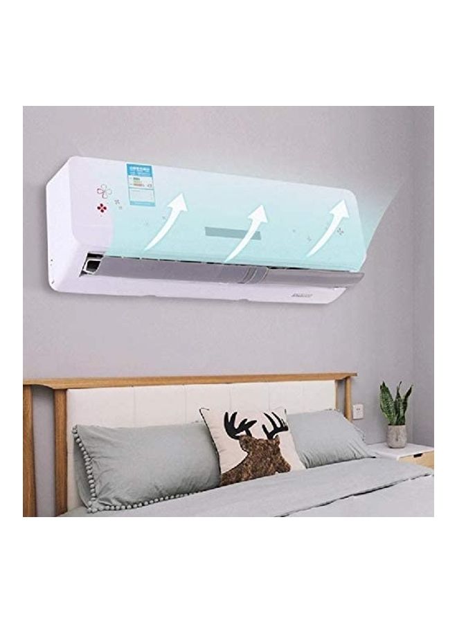 Y&D Adjustable Air Conditioner Wind Deflector Anti Direct Blowing Baffle J12 White  - Image 2
