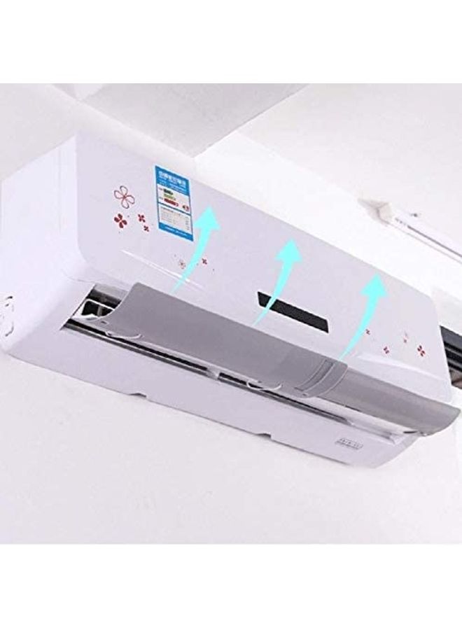 Y&D Adjustable Air Conditioner Wind Deflector Anti Direct Blowing Baffle J12 White  - Image 5