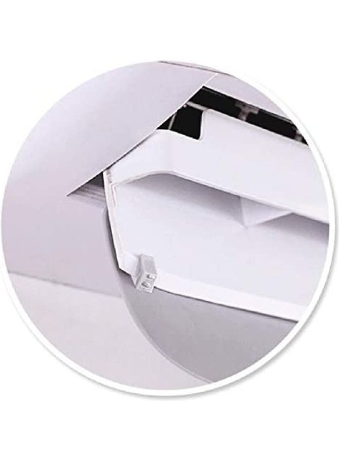Y&D Adjustable Air Conditioner Wind Deflector Anti Direct Blowing Baffle J12 White  - Image 3