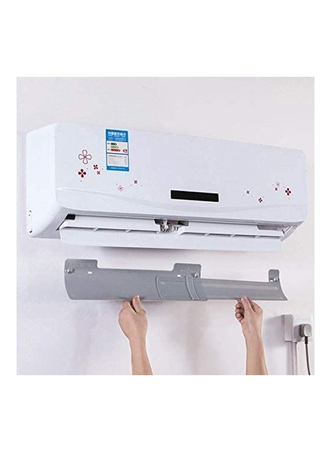 Y&D Adjustable Air Conditioner Wind Deflector Anti Direct Blowing Baffle J12 White  - Image 1