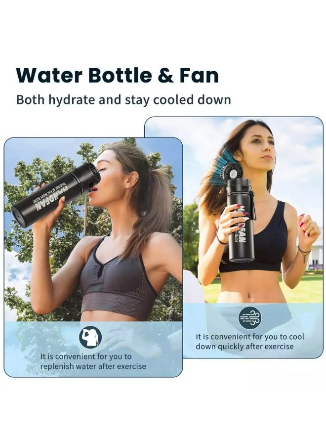 HandFan Water Bottle with Fan 12oz/24oz Hot & Cold - Image 3