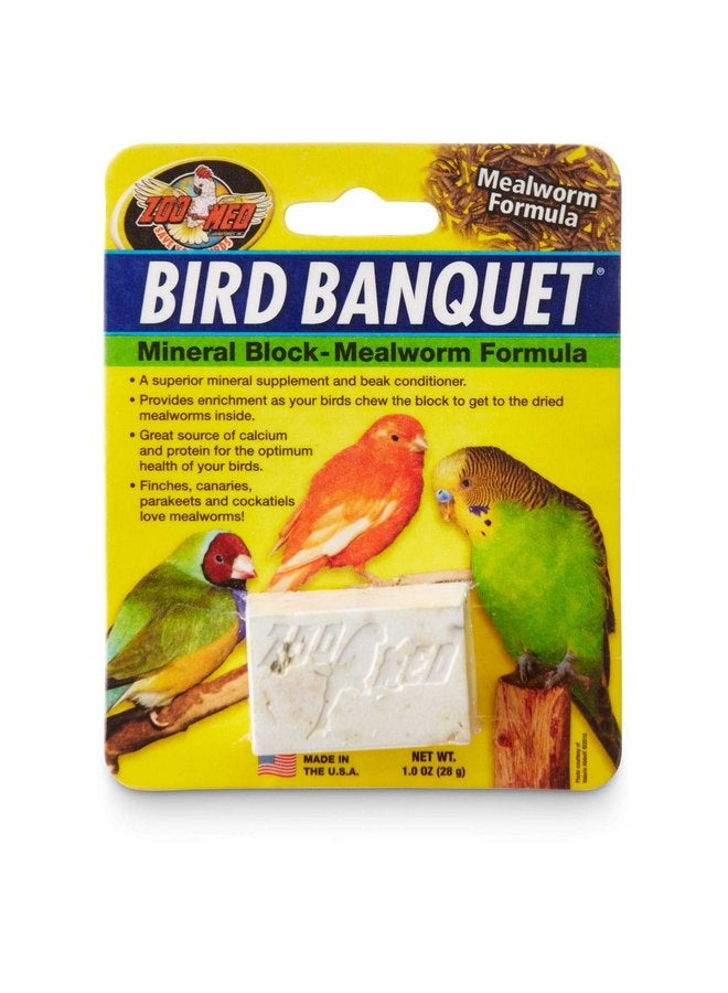 Zoo Med Mealworm Bird Banquet Block Small