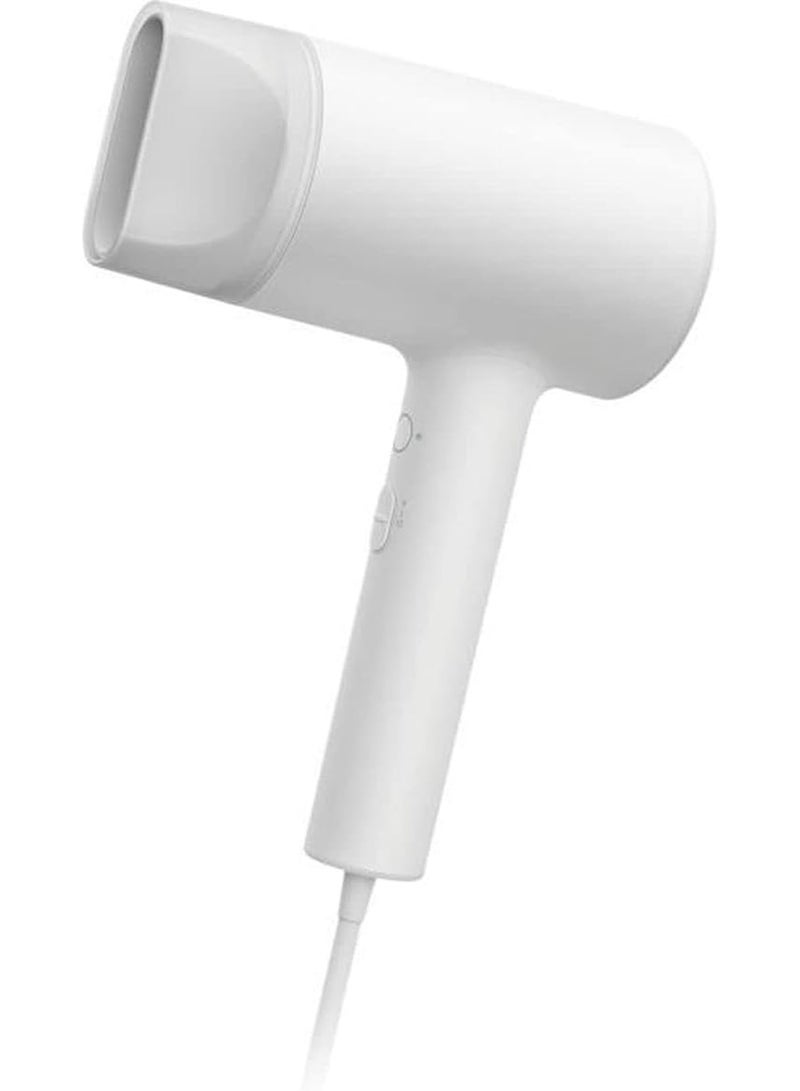 Xiaomi Portable Mini Ion Hair Dryer丨Rapid air flow, protects with water ions丨NTC smart temperature control with alternating hot and cold air丨Magnetic nozzle rotates 360° - White | CMJ02ZHM - Image 1