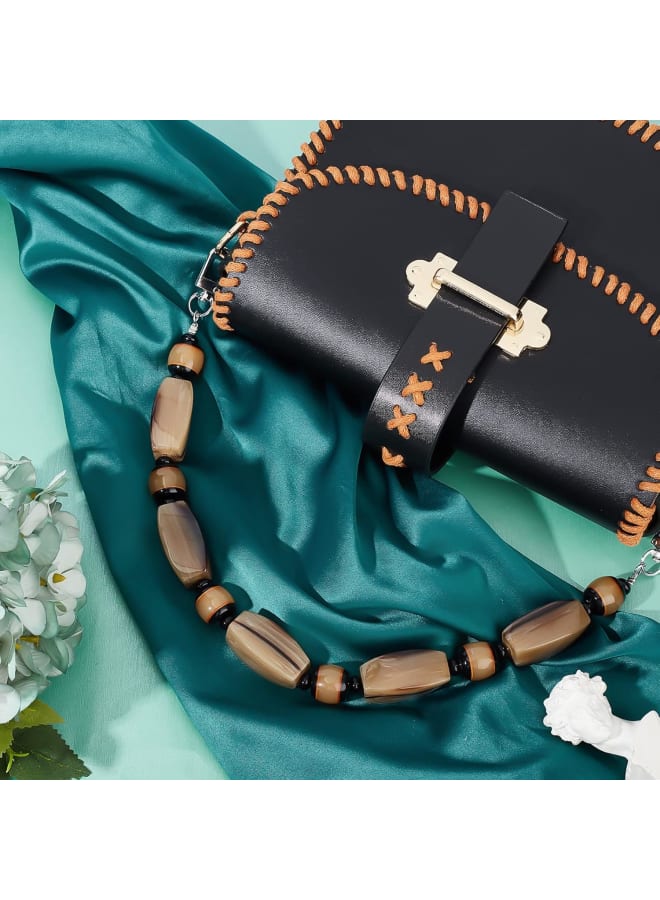 Acrylic Beads Chain Bag Strap, 40.6cm Resin Bag Handles Handbag Chain Straps Replacement Purse Clutches Handles Resin Chain Strap Bag Decoration Chain for Shoulder Bag Evening Clutch Bag  - Image 5