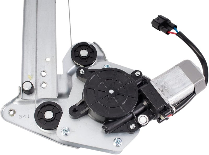 TRQ Front Window Regulator Right RH with Motor for 2013-2017 Honda Accord Sedan Without Express Up & Down - Image 4