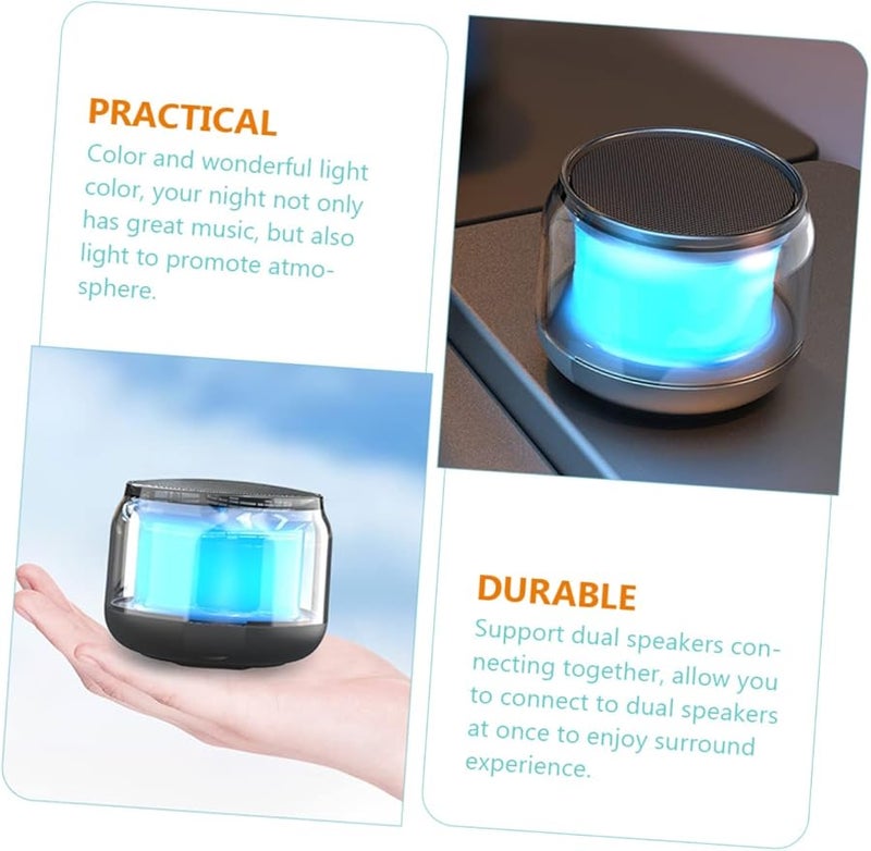 Portable RGB LED Night Light Cordless Music Box For Outdoor Camping And Home Use - Image 4