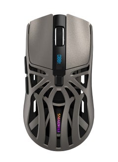 UCHUANG Digital screen display Tri-Mode mouse Wireless Connection and Bluetootn Connecion and Wired Connection,Programmable Mice, PC/Laptop/Mac,E-sports Game - Grey  - Image 1