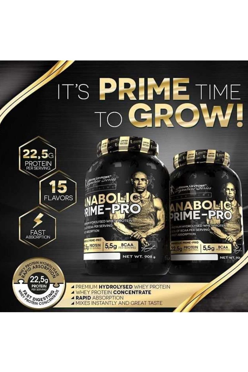 KEVIN LEVRONE Anabolic Prime Pro Premium Hydrolysed Whey Protein Snikers Flavor, 2kg - Image 2
