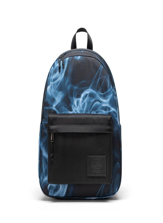 Herschel Supply Co. Classic Backpack - 13"/14" Laptop Sleeve - 100% Recycled Polyester - Adjustable Padded Straps - Everyday Use - Flames Blue Heaven - Standard - 26L