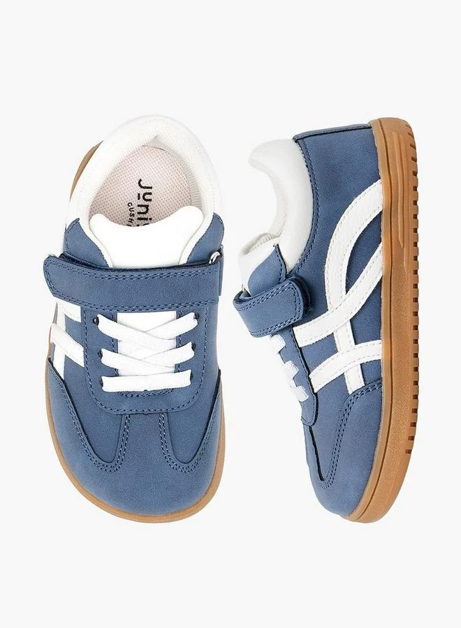 جونيورز Boys Hook & Loop Ankle School Sneakers
