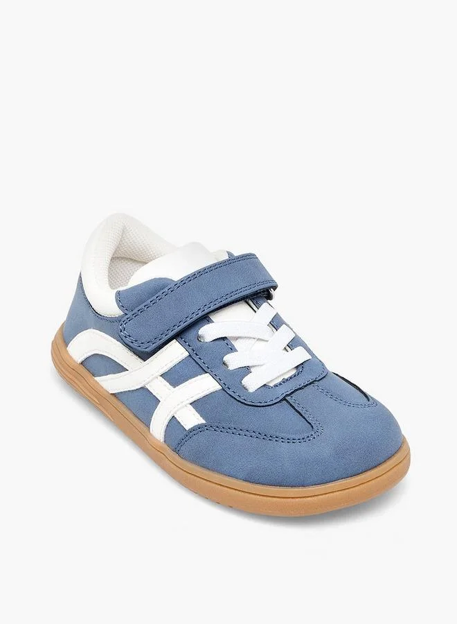 جونيورز Boys Hook & Loop Ankle School Sneakers