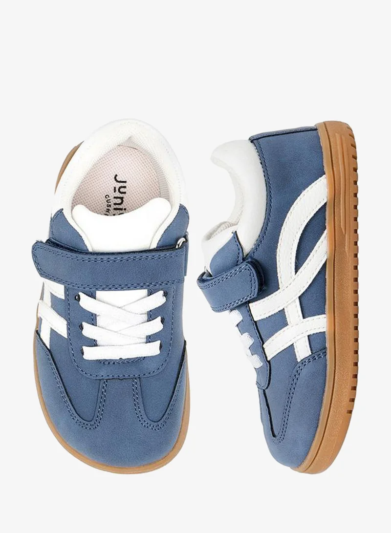 Juniors Boys Hook & Loop Ankle School Sneakers