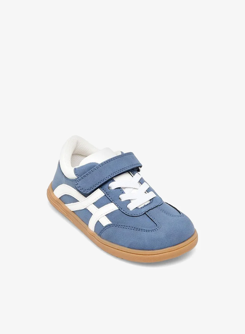 Juniors Boys Hook & Loop Ankle School Sneakers