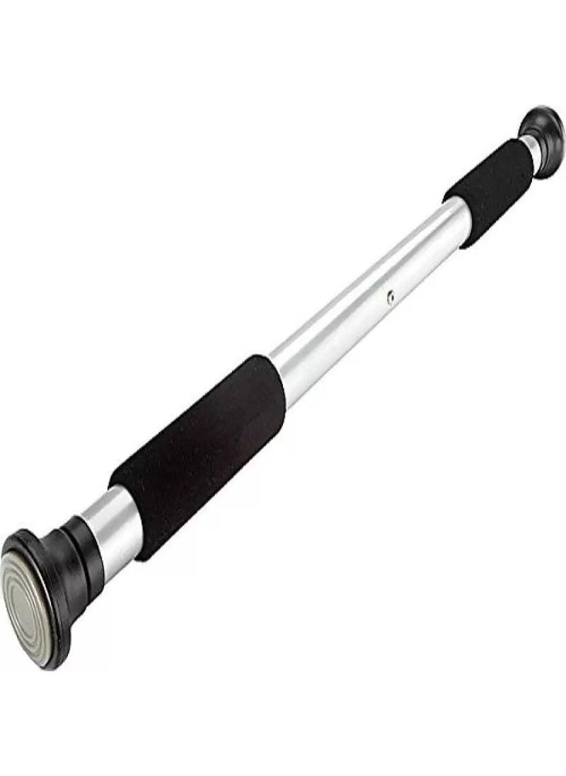 Hattrick - Kb-60 Long Bar Fix Bar Sit Up Chrome Corridor Chin Up Bar Adjustable Between 90-125 cm + Wristband - Image 1