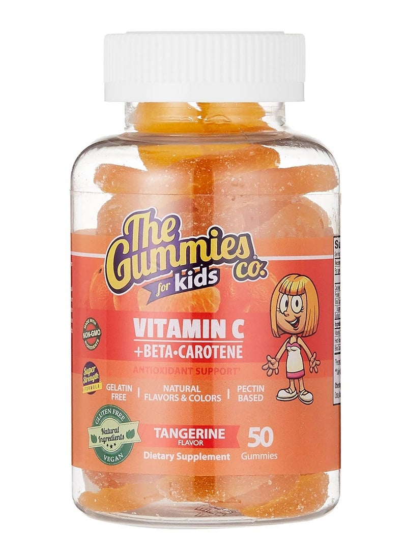 The Gummies Co - Vitamin C + Carotene (Kids) 50 Gummies, Packaging May Vary - Image 1