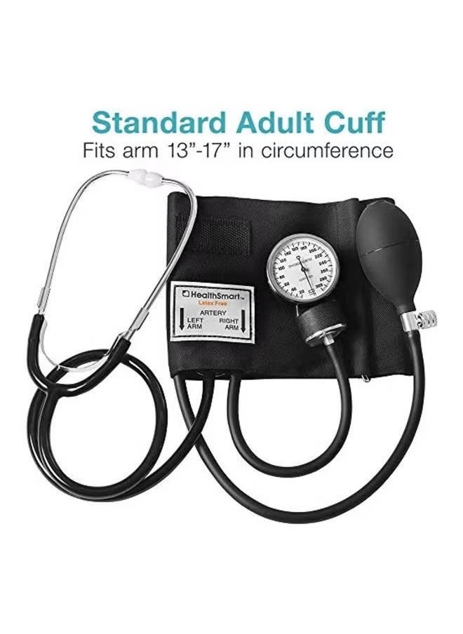 Arabest Manual Home Blood Pressure Monitor Kit With Large Adult Cuff And Stethoscope  - Image 2