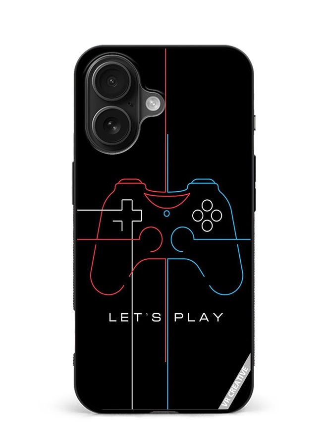 VR CREATIVE Protective Case Cover For Apple iPhone 16 Plus Lets Play Design Multicolour