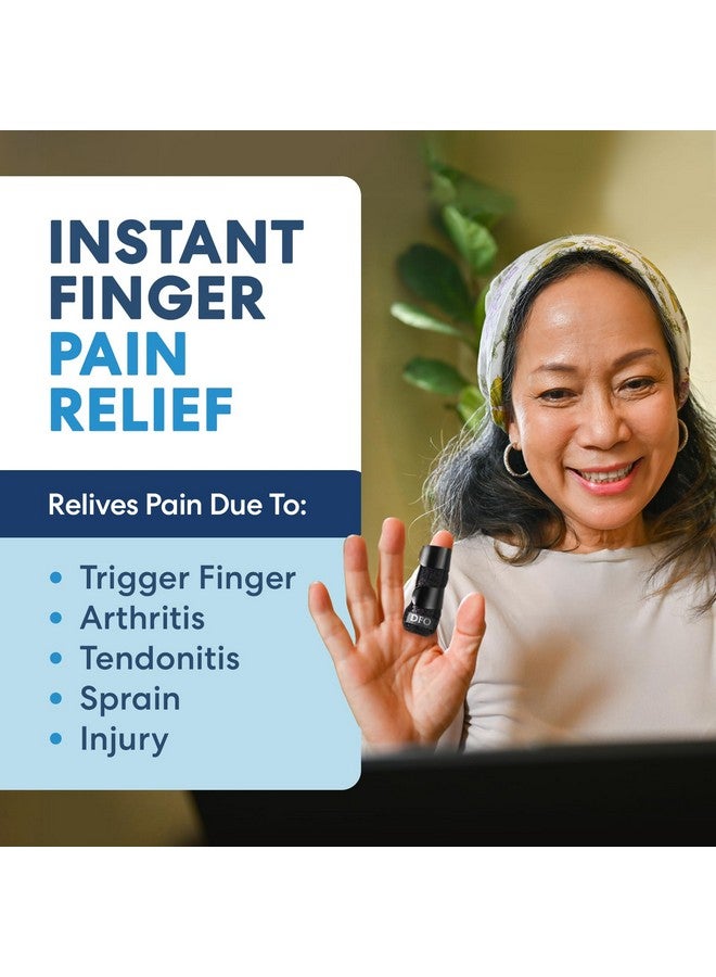 Dr. Frederick's Original Trigger Finger Splint - 2 ct - Mallet Splint & Braces for Arthritis, Injury, & Sprain - Fits Index, Middle, & Ring Fingers - Adjustable for All-Day Comfort - Doctor-Developed - Image 2