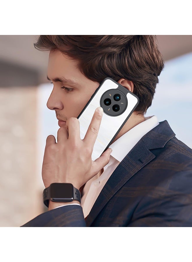 جراب متوافق مع Realme 14 Pro 5G شفاف، مقاوم للصدمات بدرجة عسكرية ومضاد للاصفرار، جراب هاتف نحيف واقٍ مع غطاء كامل واقٍ للكاميرا (أسود) - Image 4