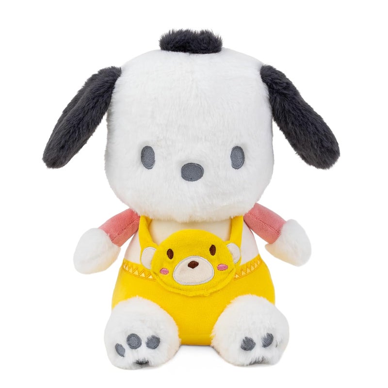 Mirada Official Sanrio Pochacco Soft Plush Toy – Cute Yellow Puppy Stuffed Toy for Kids & Girls | Adorable Collectible Gift | 27cm - Image 1
