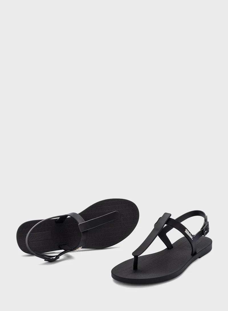 melissa Multi Strap Flat Sandals