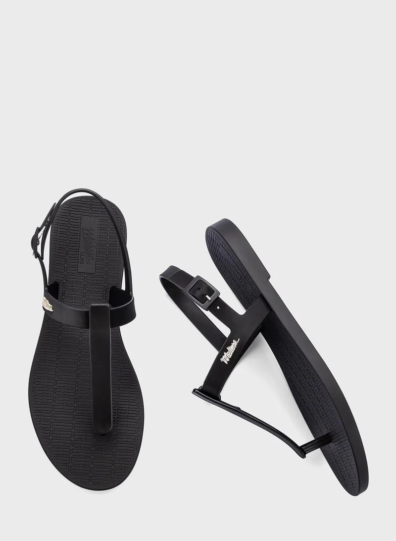 melissa Multi Strap Flat Sandals