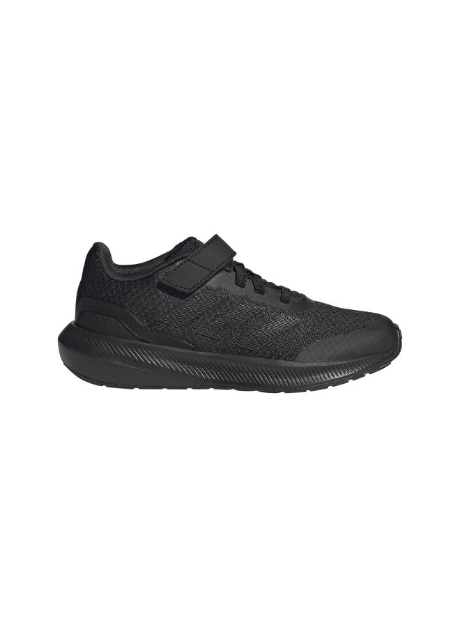 Adidas adidas Runfalcon 3.0 El K Black Running Shoes 10K  - Image 1