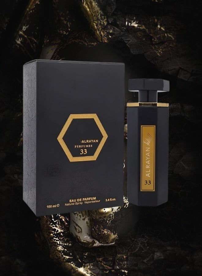 Alrayan 7 Pieces Alrayan Perfume 33 For Men 100ml EDP - Image 2