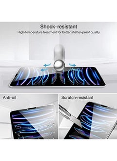 Procases 2+2 Pack Screen Protector For Ipad Pro 11 Inch 4Th 3Rd 2Nd Generation 2022 2021 2020 With Camera Lens Protector Tempered Glass Film Guard For Ipad Pro 11"  - Image 5