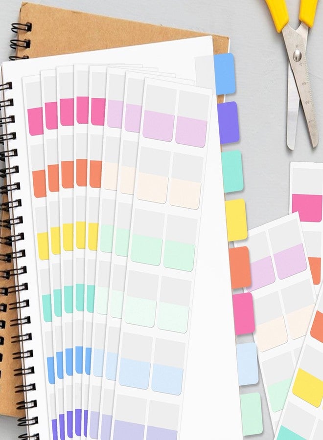 Imeepa 240PCS Sticky Index Tabs, Colored Strip Page Markers, Writable and Repositionable File Tabs Flags for Pages, Reading Notes, Classify Files, 12 Colors（1 inch） - Image 4